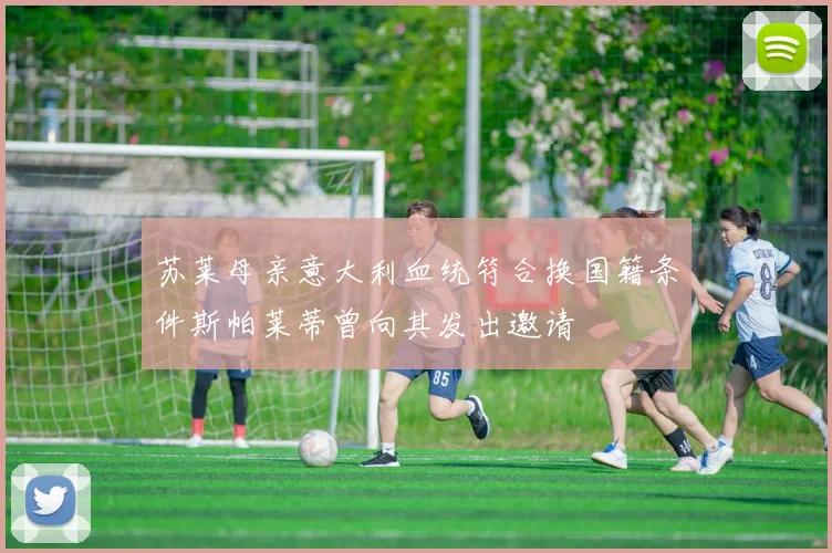 苏莱母亲意大利血统符合换国籍条件斯帕莱蒂曾向其发出邀请